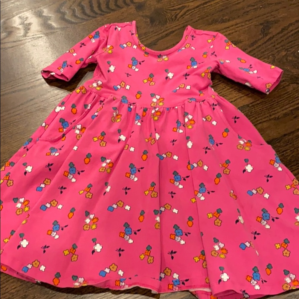 Hanna Andersson pink floral dress